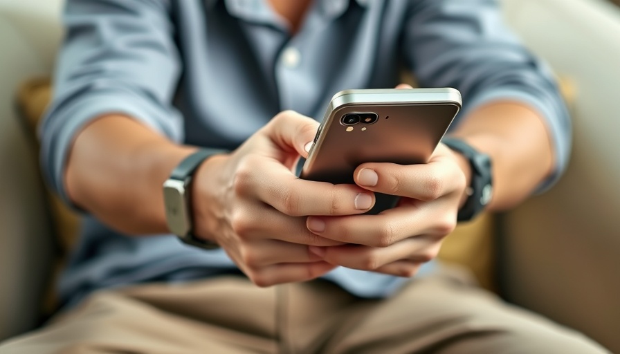 Close-up of hands with a phone and watch: Are the Apps Helping You?