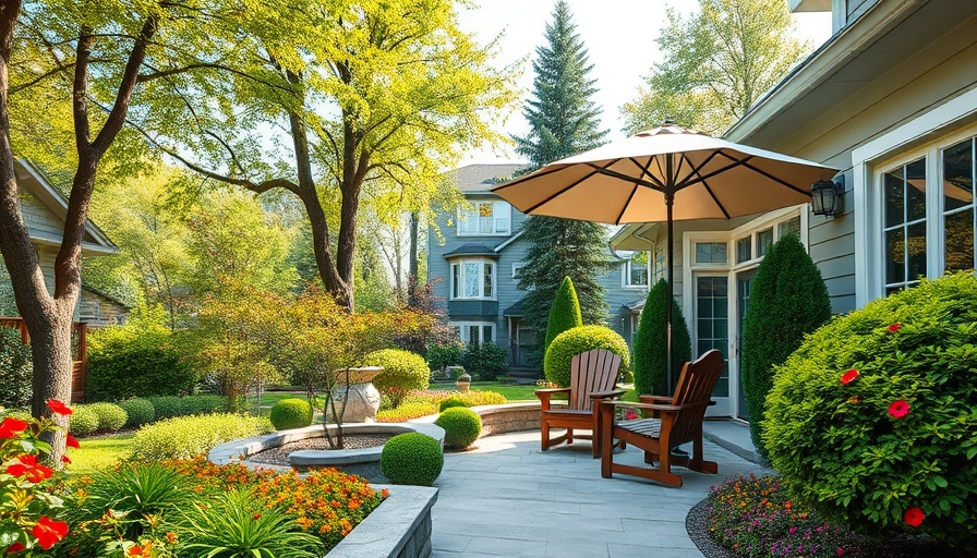 Manicured garden showcasing the lasting impact of landscaping.