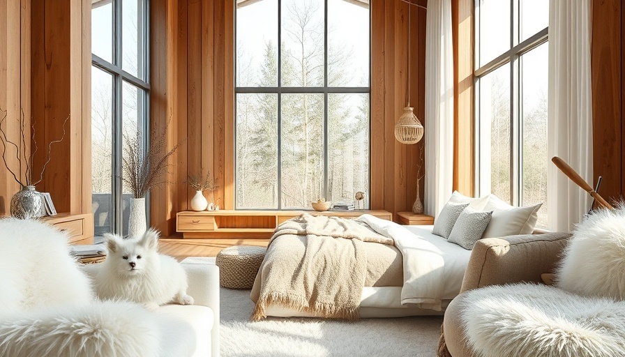 Cozy bedroom with natural decor, highlighting heating and cooling systems in Maryland.