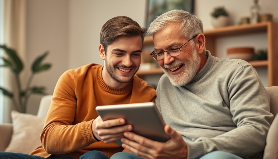 Joyful family members discussing buying a house.