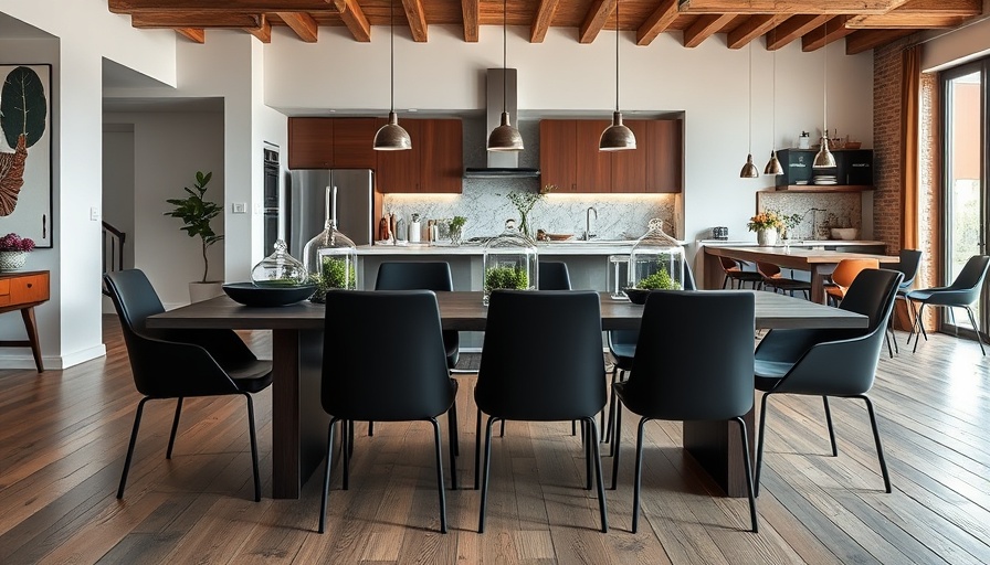 Modern dining room enhancing home prices with organic features