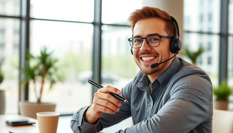 Successful remote onboarding strategies: Professional on video call smiling.