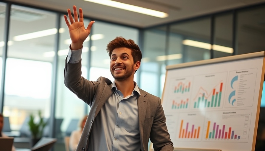 Effective hiring and onboarding presentation in modern office setting.