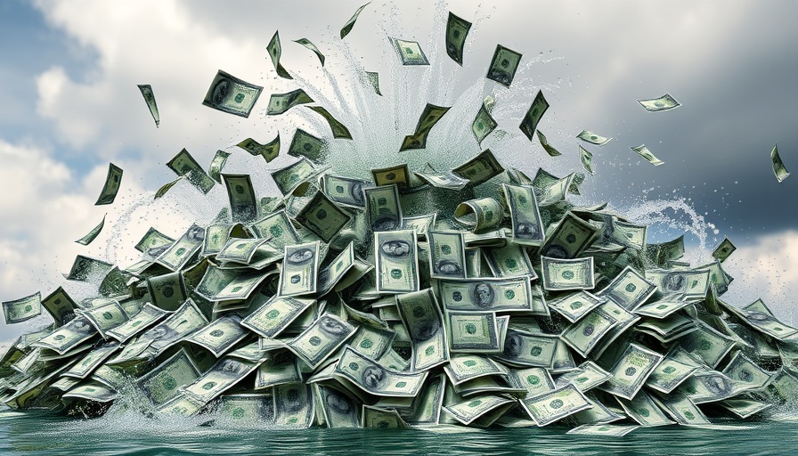 Symbolic fountain of wealth showing investing big money for life-changing impact.