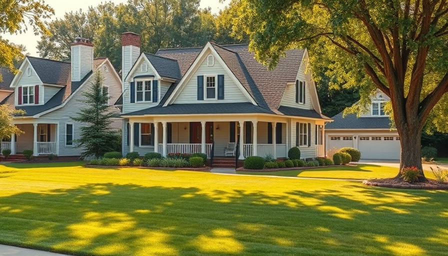 Understanding Adjustable-Rate Mortgages: Gabled suburban house landscape.