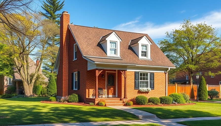 Classic brick colonial house, serene setting, sales comparison approach