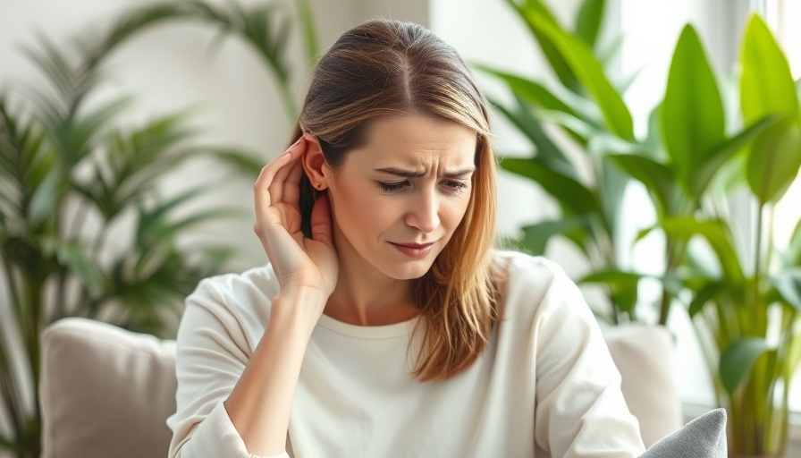 Woman holding ear in discomfort, home remedies for ear infections.