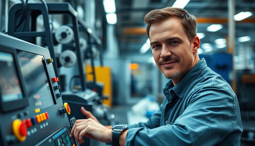 Factory worker operating machinery, cost of employing workers context.