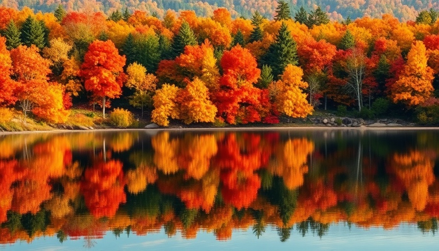 Reset Your Productivity This Fall with serene autumn landscape of colorful foliage.