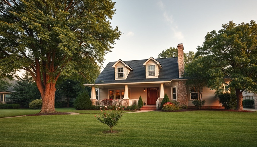 Charming suburban house for divorce home appraisal in Maryland