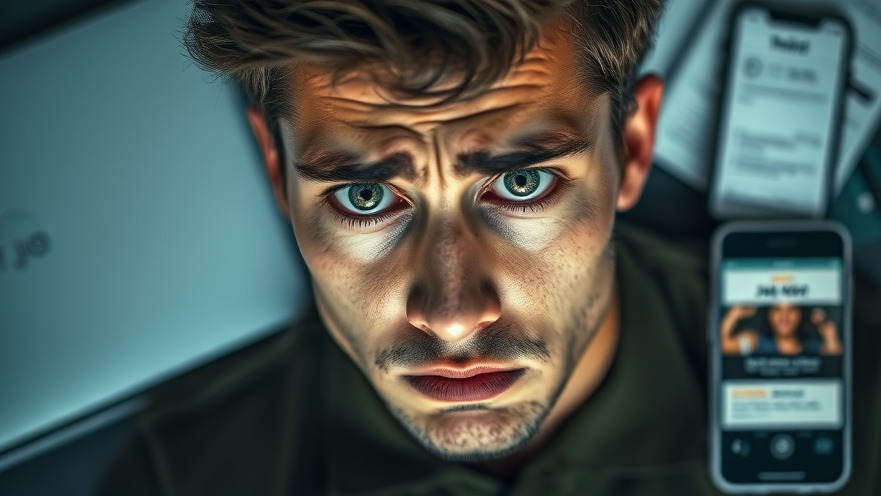 Concerned job seeker reflecting on job search integrity with applications.