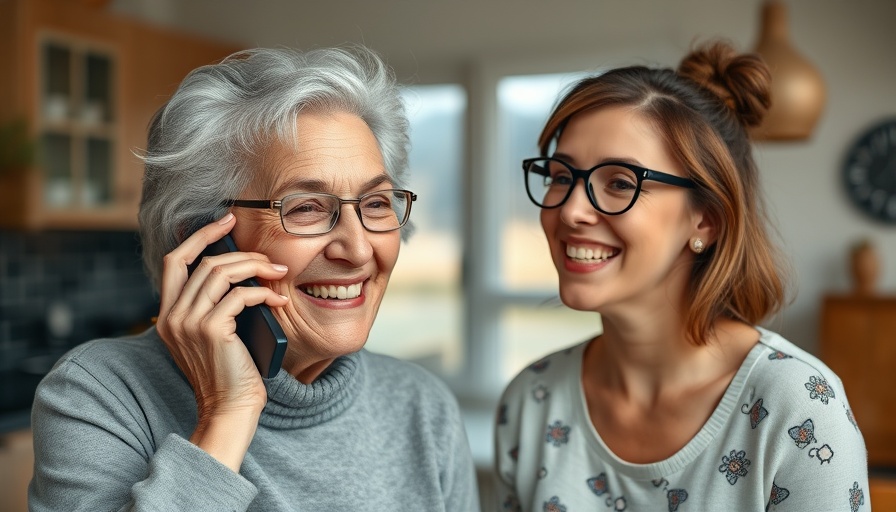 Women enjoying Telephone Friendship Service call