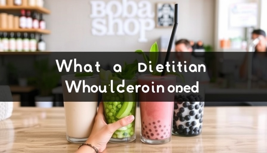 What a Dietitian Would Order at a Boba Shop
