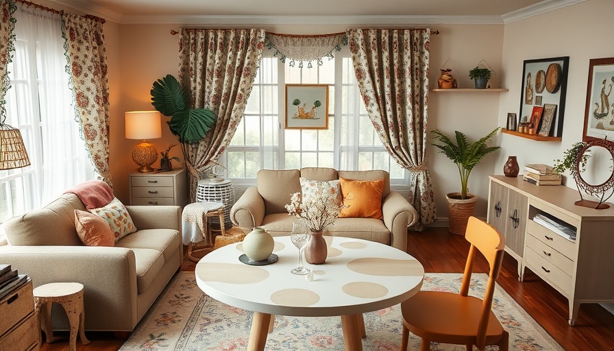 Whimsical home design with playful decor and cozy setting.