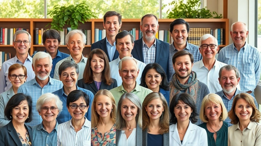 Nine Climate Researchers Awarded, diverse group portrait