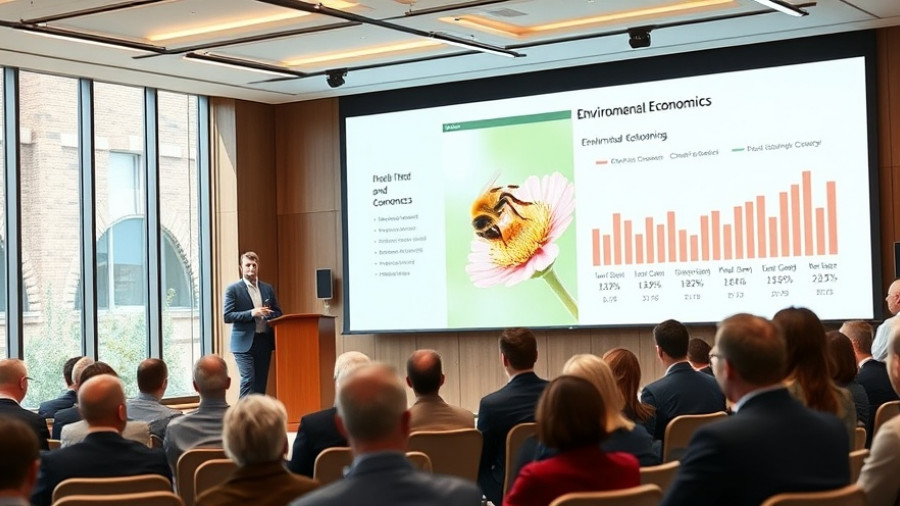 Speaker presents on environmental economics at New York conference.
