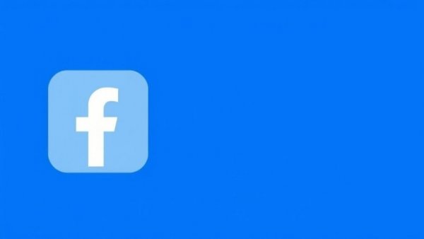 Facebook logo icon, simple graphic design.