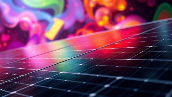 Futuristic solar panels displaying energy flow for solar roofs for homeowners.