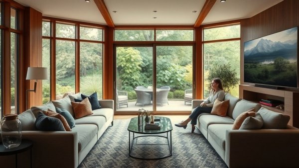 Modern living room showcasing stylish decor, perfect for Best Black Friday Deals 2025.