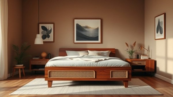 Modern bedroom showcasing best bed frames for comfort with stylish decor.