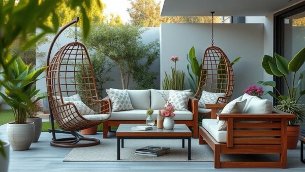 Chic patio furniture and decor for Presidents' Day Sales AllModern.