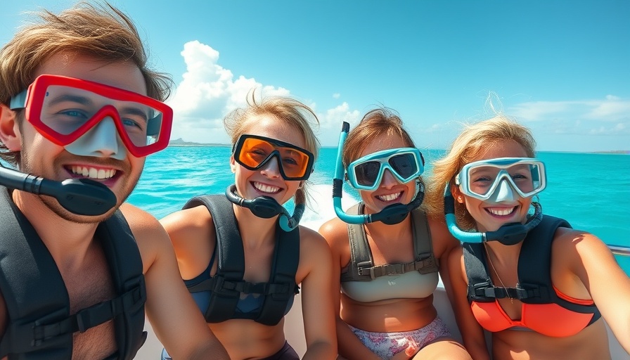 Family enjoying a boat trip in Belize for vacation.