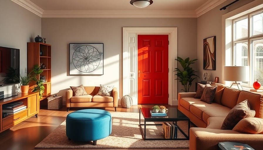 Home Depot Decor Days Event: Cozy modern living room with bright decor.