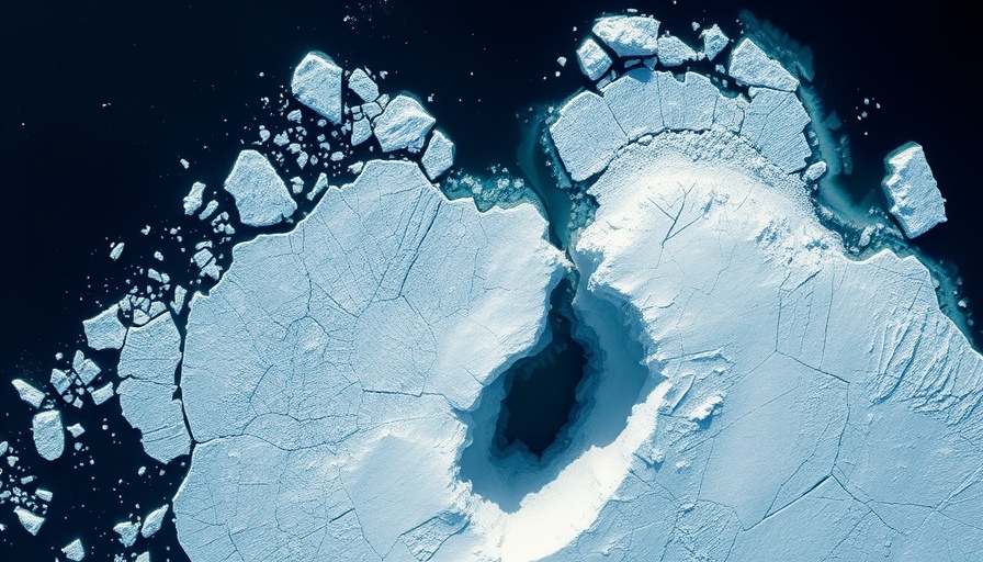 Melting glacier and ocean for global carbon cycle research.