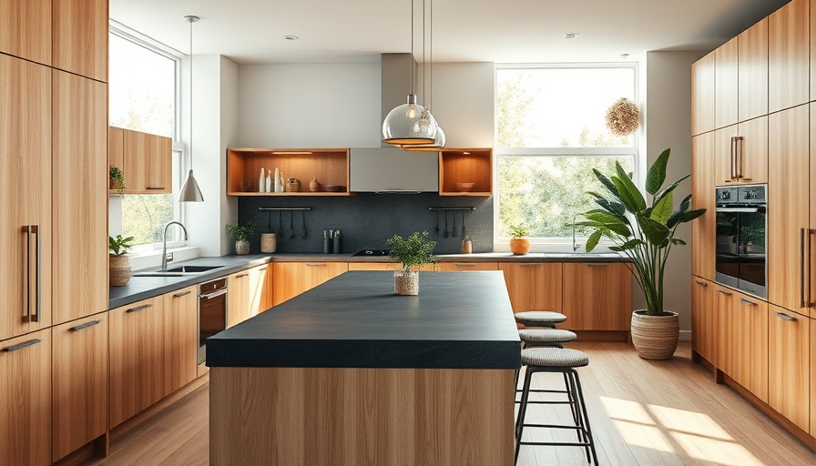 Modern kitchen design showcasing latest countertop trends.