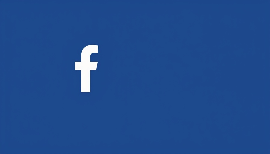 Facebook logo: white 'f' on blue background.