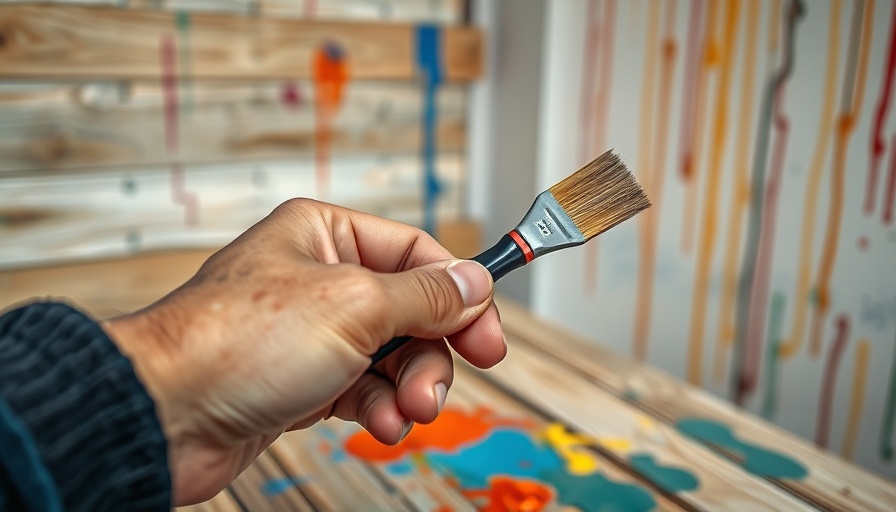 Painting mistakes close-up on wooden surface, highlighting painting disasters.