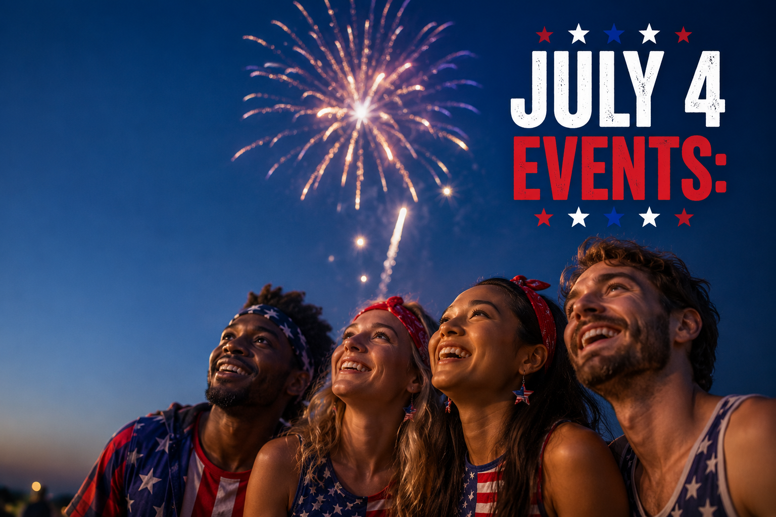 Celebrating freedom under Raleigh NC fireworks