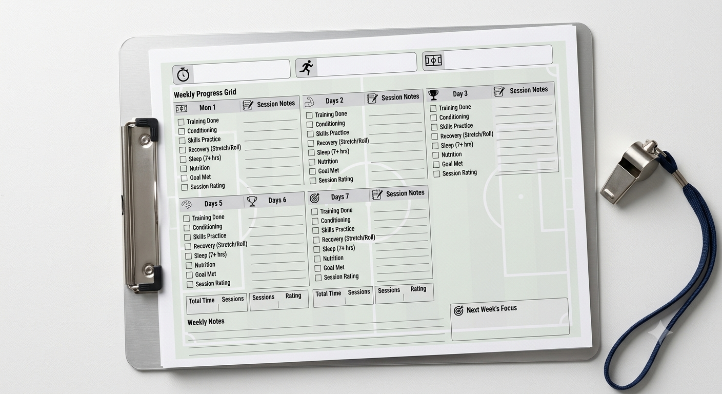 Soccer training tracker