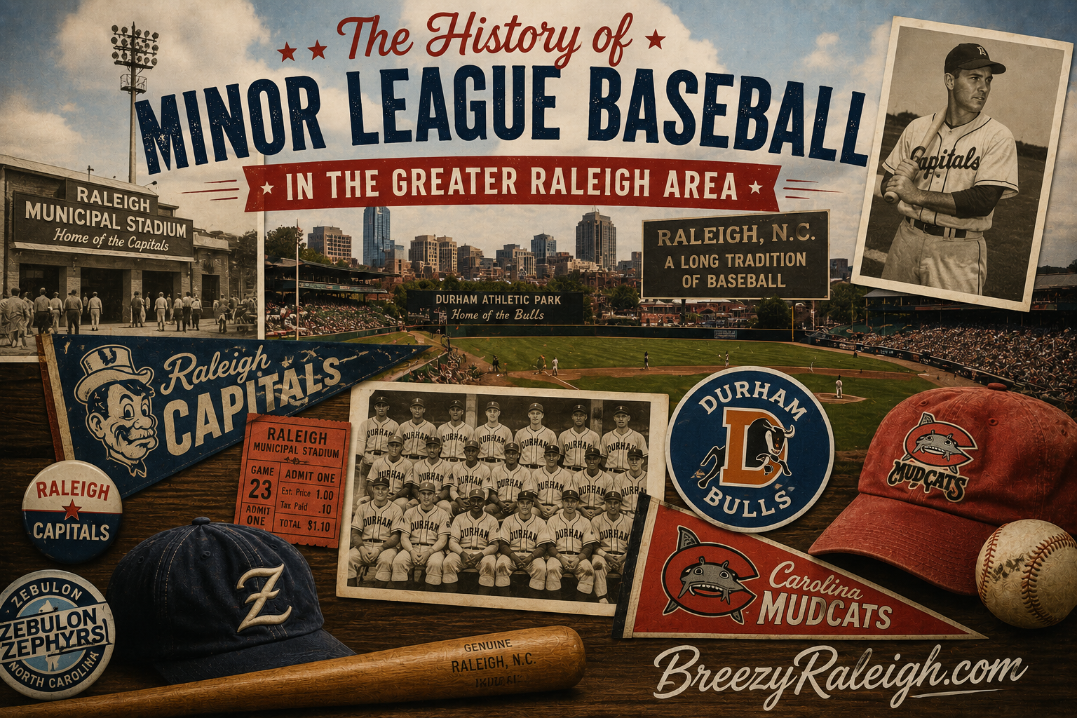 Raleighs minor league baseball history