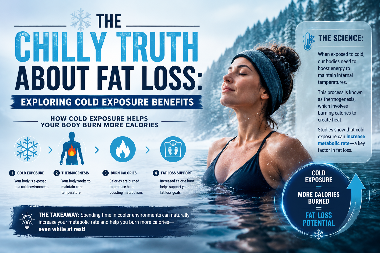 The Chilly Truth Cold Exposure Infographic