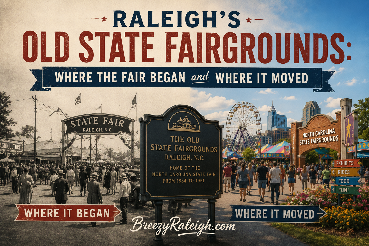 Raleighs State Fairgrounds through time