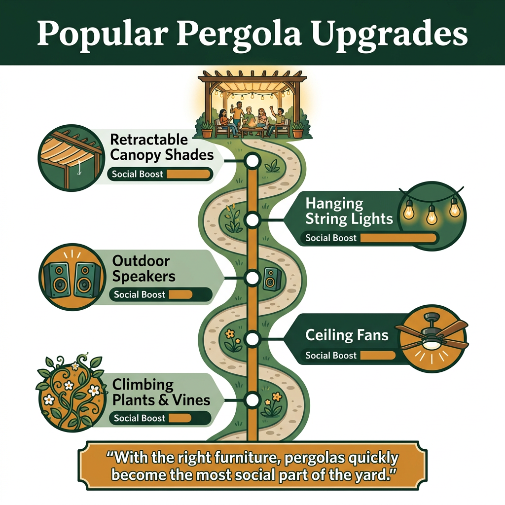 popular Pergola Upgrades