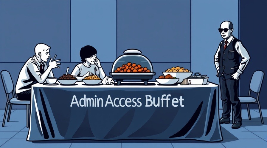 AdminAccess Buffet with AWS roles overeating, security guard shocked.