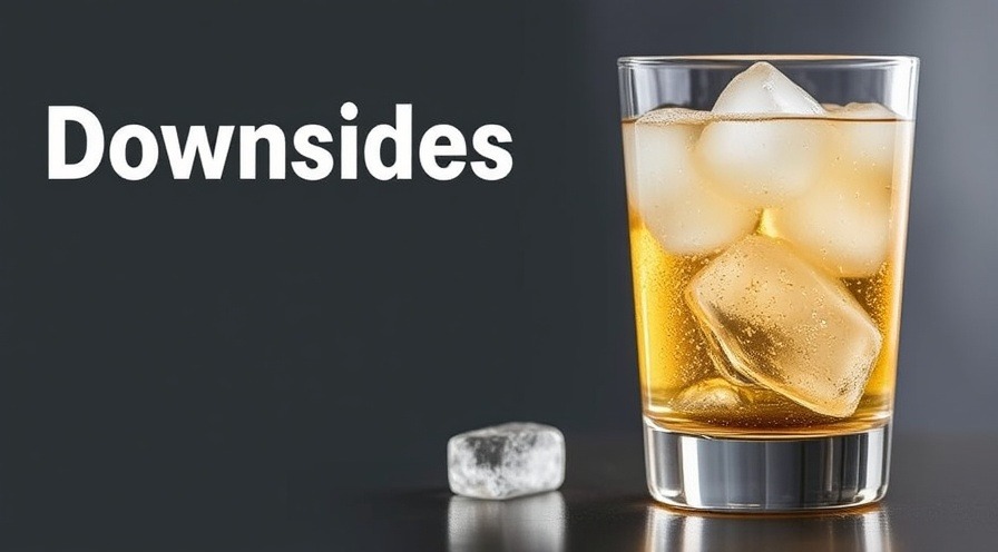 Exploring harmful ingredients in ginger ale alongside a refreshing glass over ice.