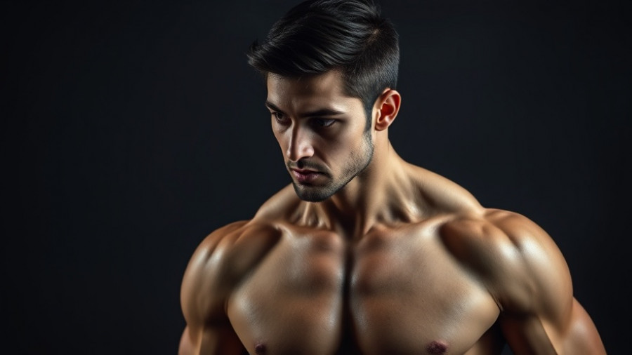 Muscular physique highlighting creatine brain and energy benefits.