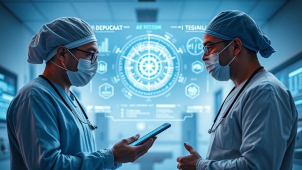 AI doctors imitating conversations with real doctors.