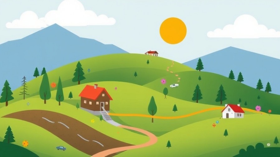 Simple analogy illustration demonstrating complex concepts easily.