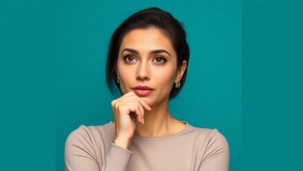 Confident woman with 'Find Your Minerals' text; inquire about where minerals are listed on nutrition facts.