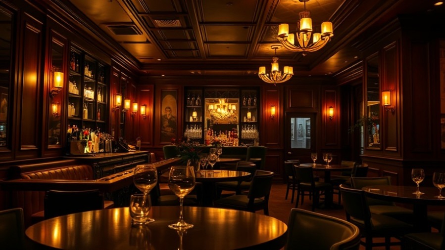 Quiet upscale cocktail bar in Raleigh NC