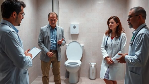 Informative collage on waking up to pee at night, featuring experts.