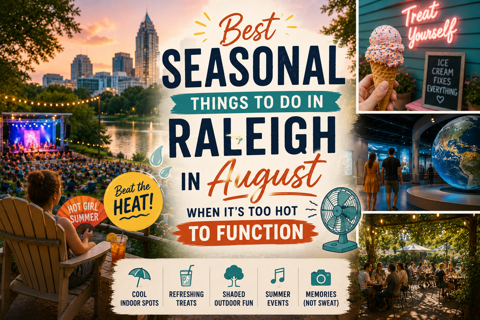 Summer vibes in Raleigh Beat the heat