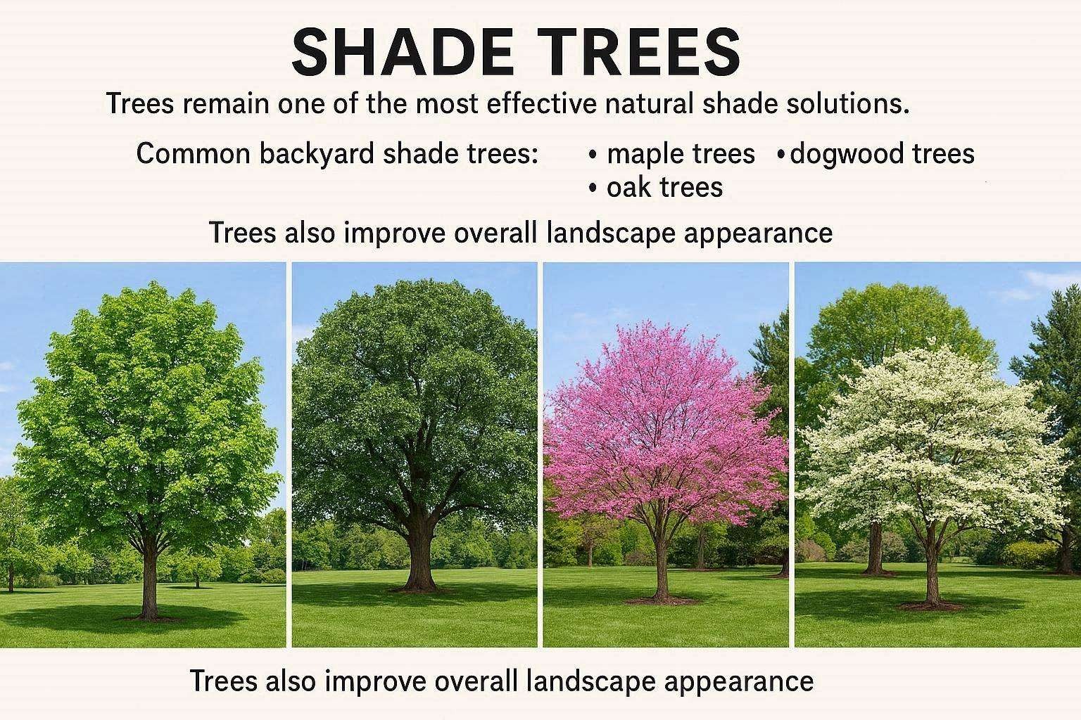 best trees to have for backyard shade