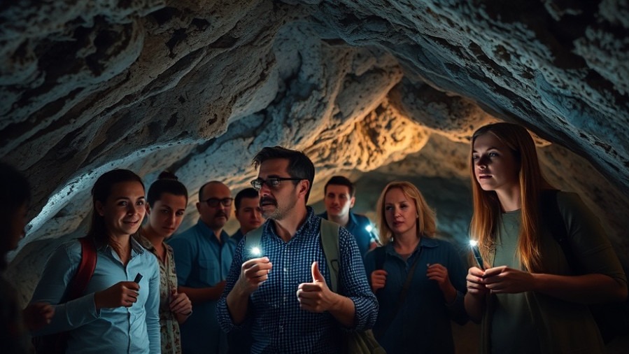 Exploring natural wonders in the Blue Ridge Mountains cavern, a family adventure.