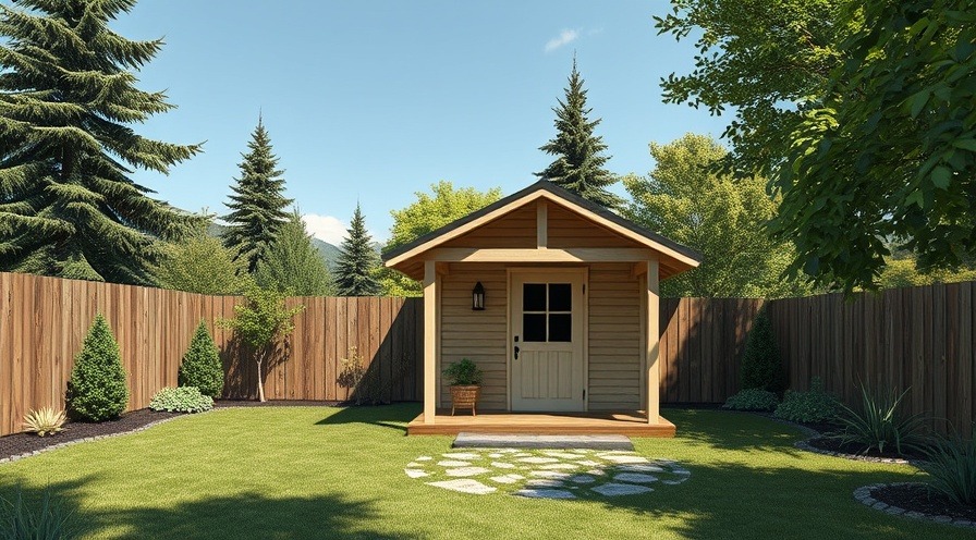 Real Downsides of a backyard cabin shed: A photorealistic view highlighting potential issues.
