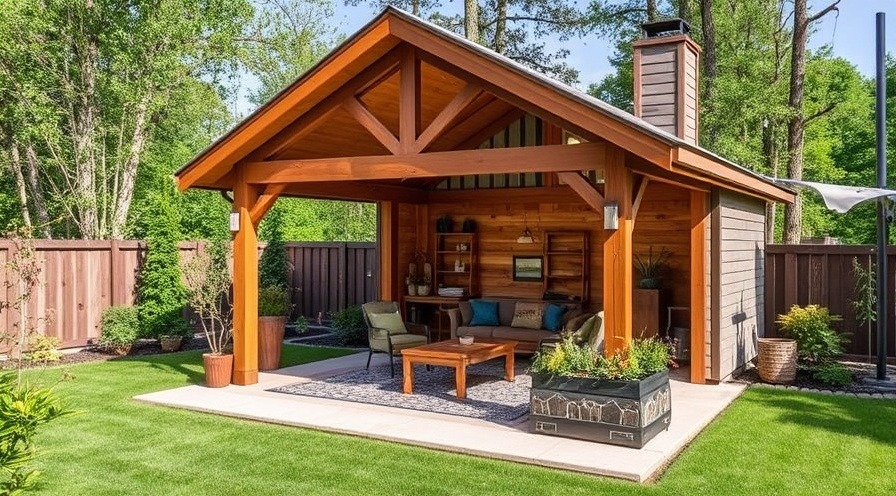 Trendy backyard structures enhancing outdoor spaces for Instagram-worthy homes.